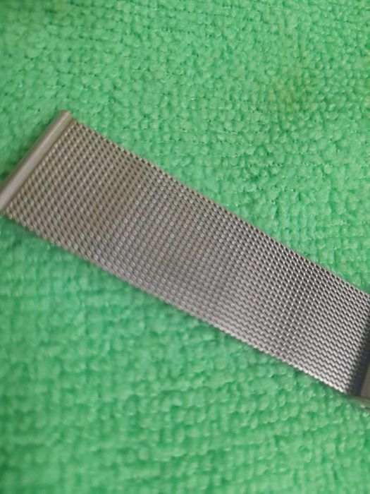 Pulseira de relógio em malha inox