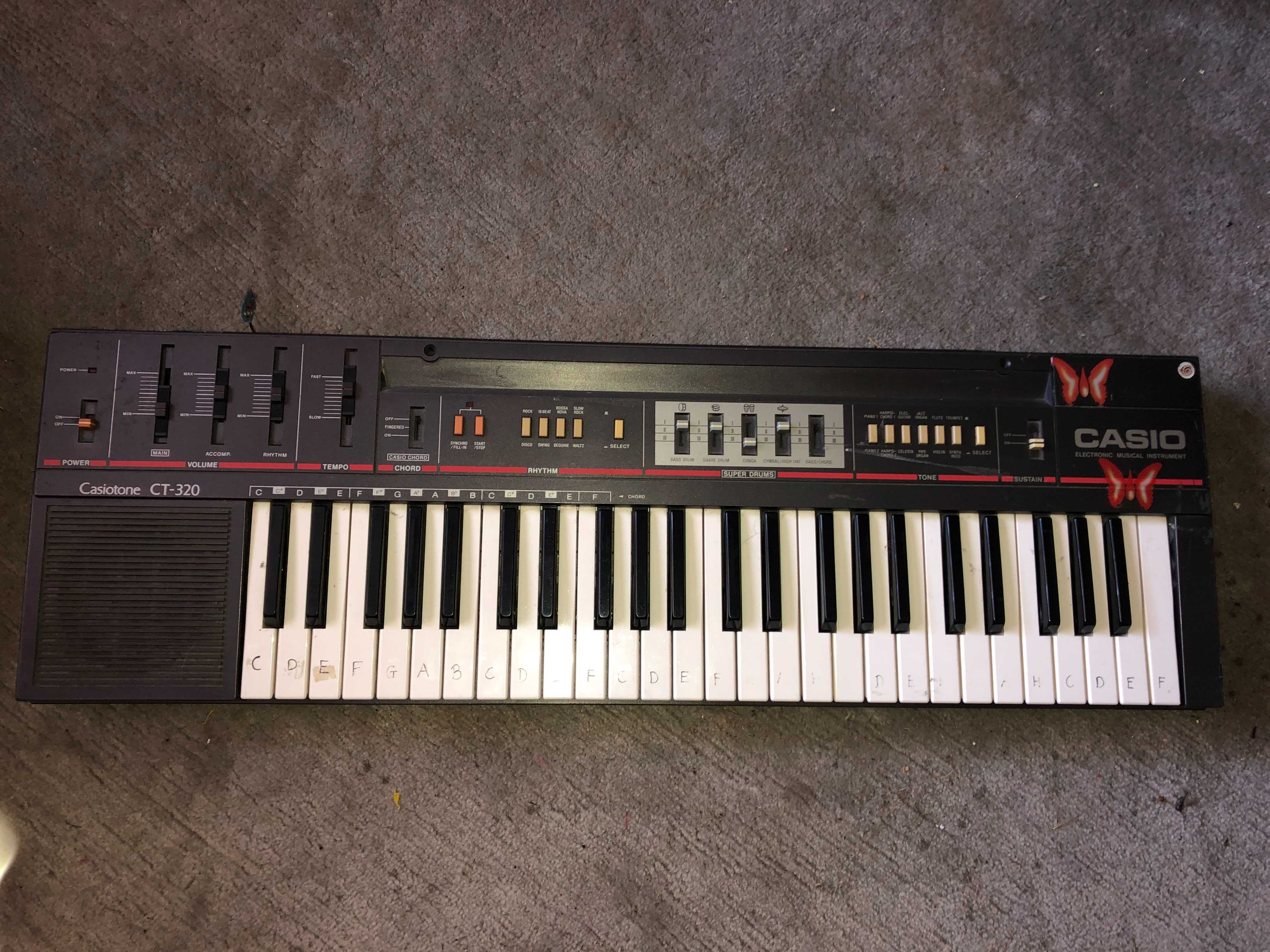 Keyboard Casio Casiotone CT 320 vintage klawisze Myszk w OLX.pl