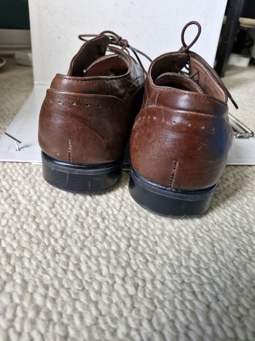 Męskie buty wizytowe Gregor 43 skóra brąz