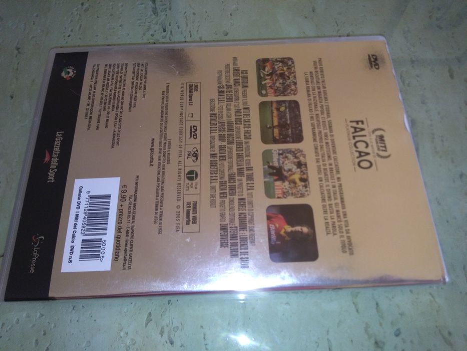 DVD Disc Jogador de Futebol Brasileiro Falcao