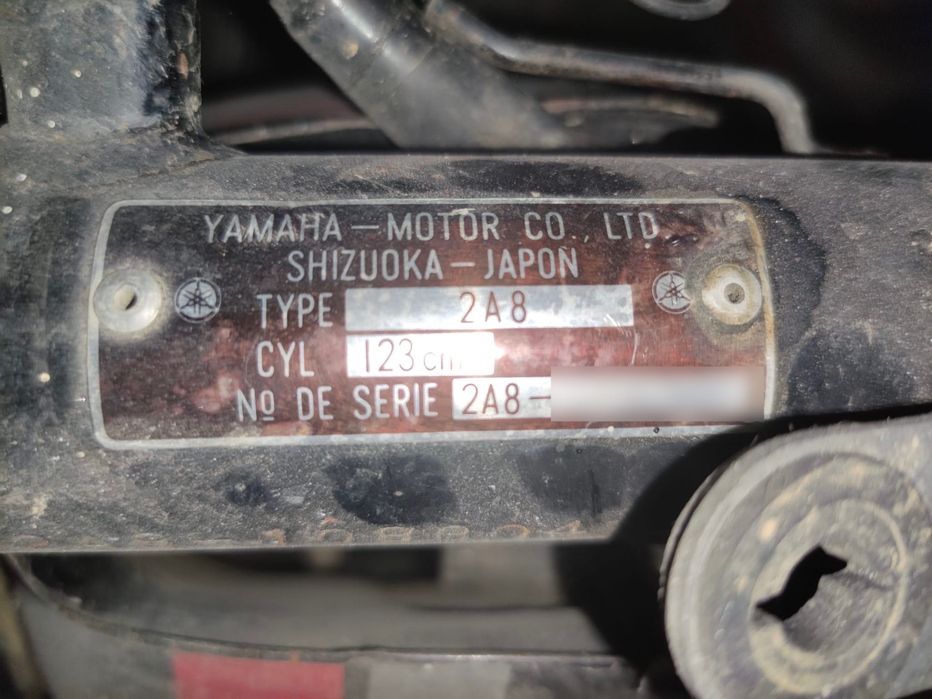 Mota Yamaha 125cc - 2A8