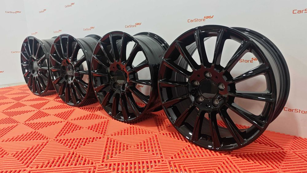 Jantes Look Mercedes Turbine 17 x 7.5j et 35 5x112 Preto