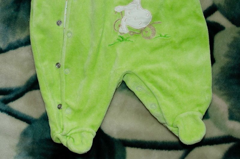 Велюровый комбинезон человечек на подкладке Baby Life Бейби Лайф, р.56