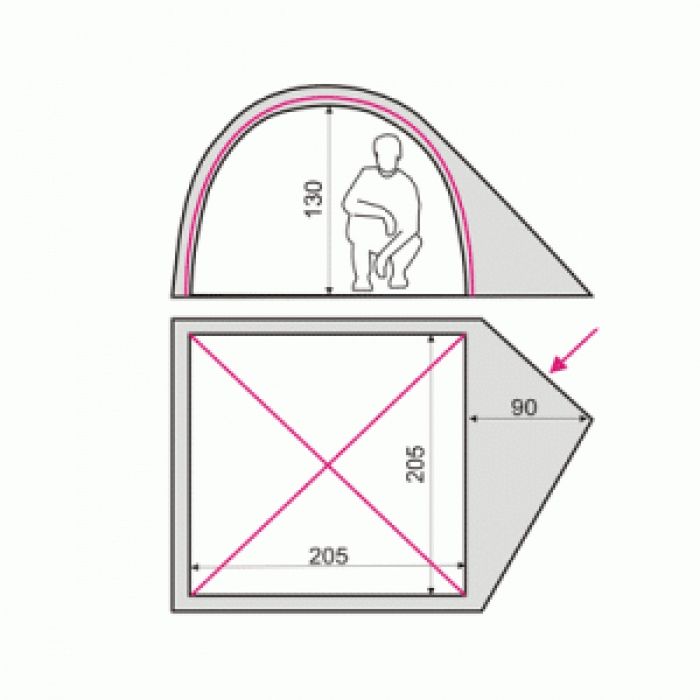 Продам палатку 3-х місна