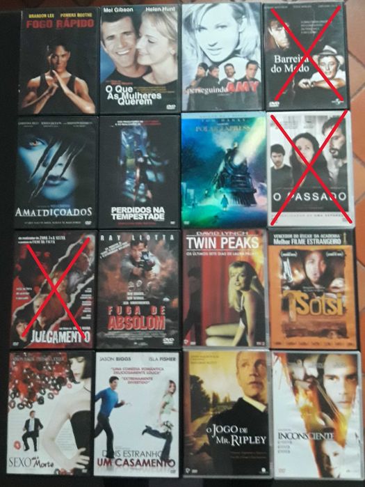 DVD's - Vários - como novos