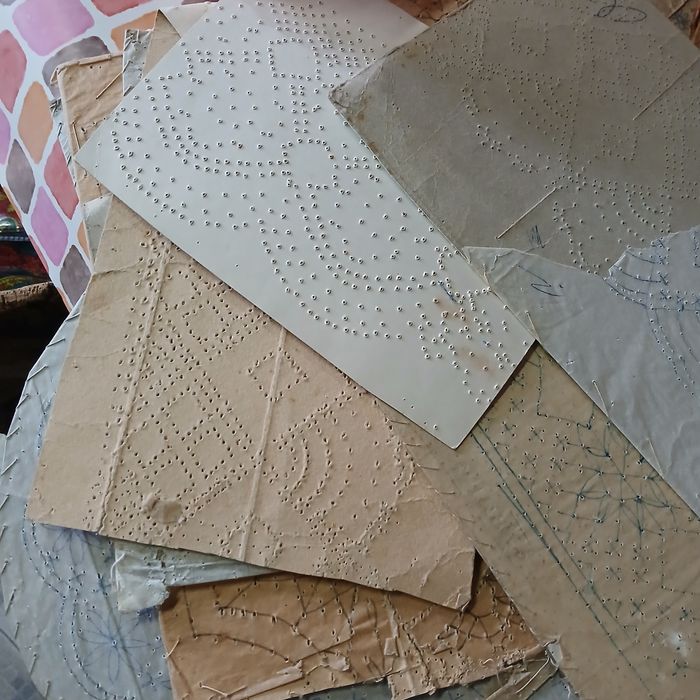 Antigos piques Renda de Bilros