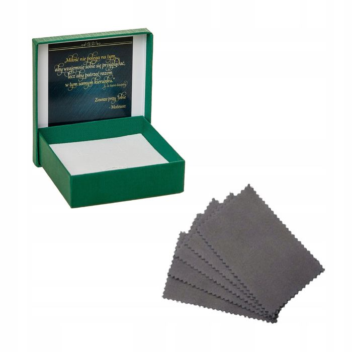 Złoty Naszyjnik Damski Łańcuszek Zawieszka Wzór Grecki Stal Chirurgicz