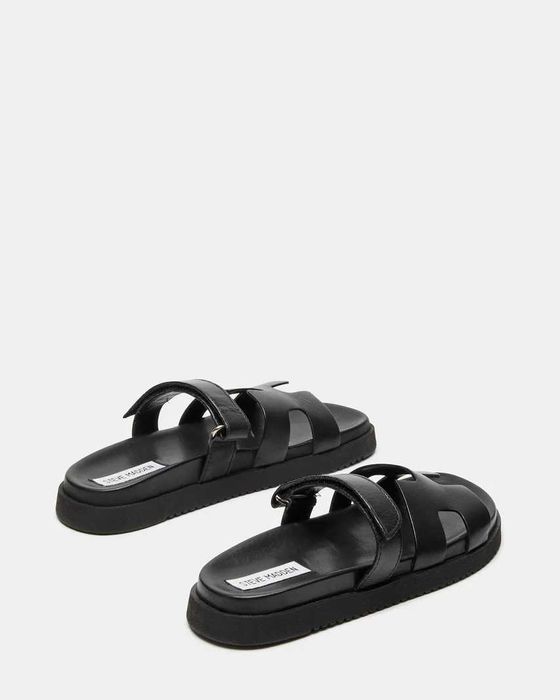 Шльопки Steve Madden Mayven Black Leather різні розміри
