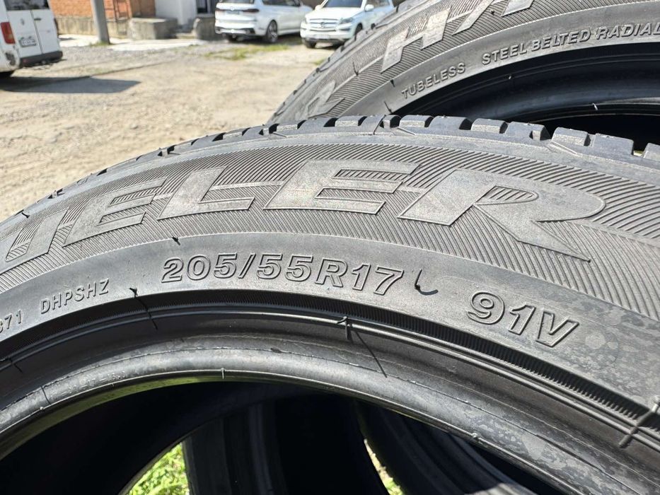 Літні шини BRIDGESTONE 205/55 R17  резина Runflat R17