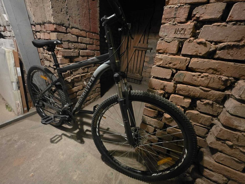 Rower MTB Discovery TREK DD wolnobieg rama 19 cali koło 29 " szary