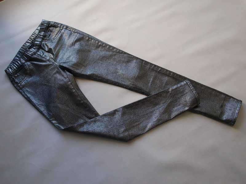 spodnie KappAhl srebrne rurki __ S / 36