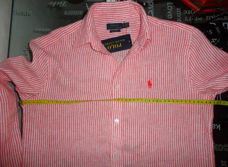 Camisa linho Ralph Lauren