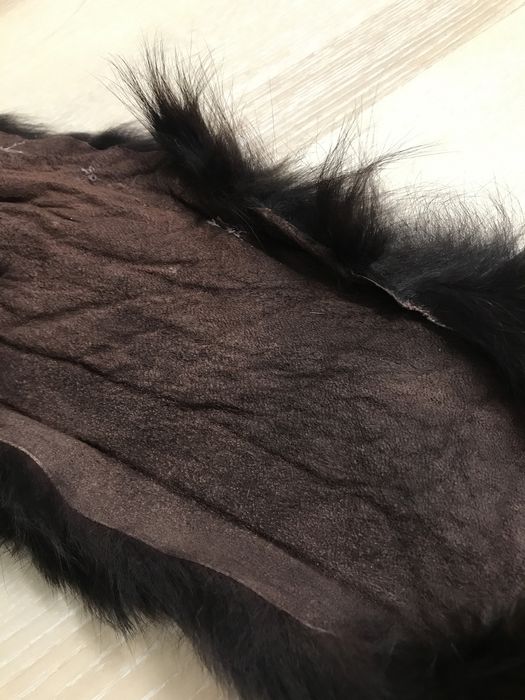 Kołnierz futrzany lis królik