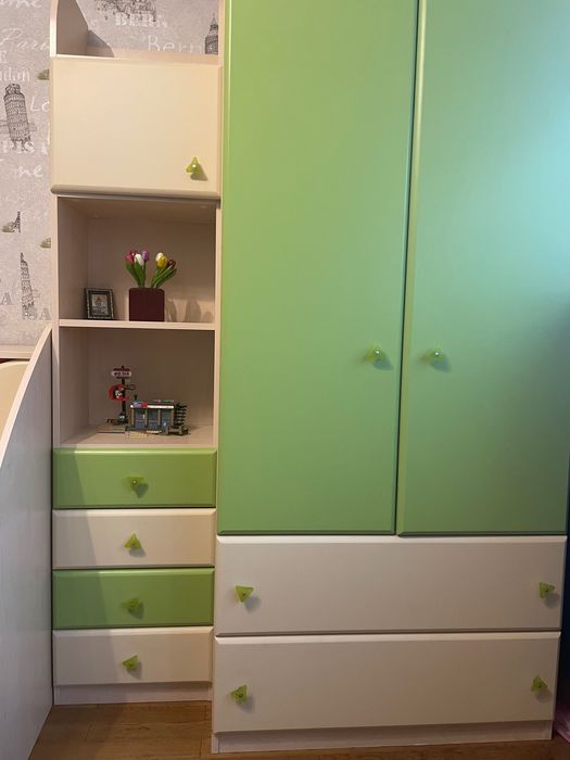 Snite комплект меблів для дитячої кімнати з двоповерховим ліжком