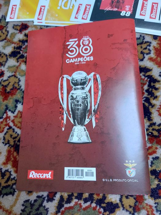 Caderneta benfica 38 record