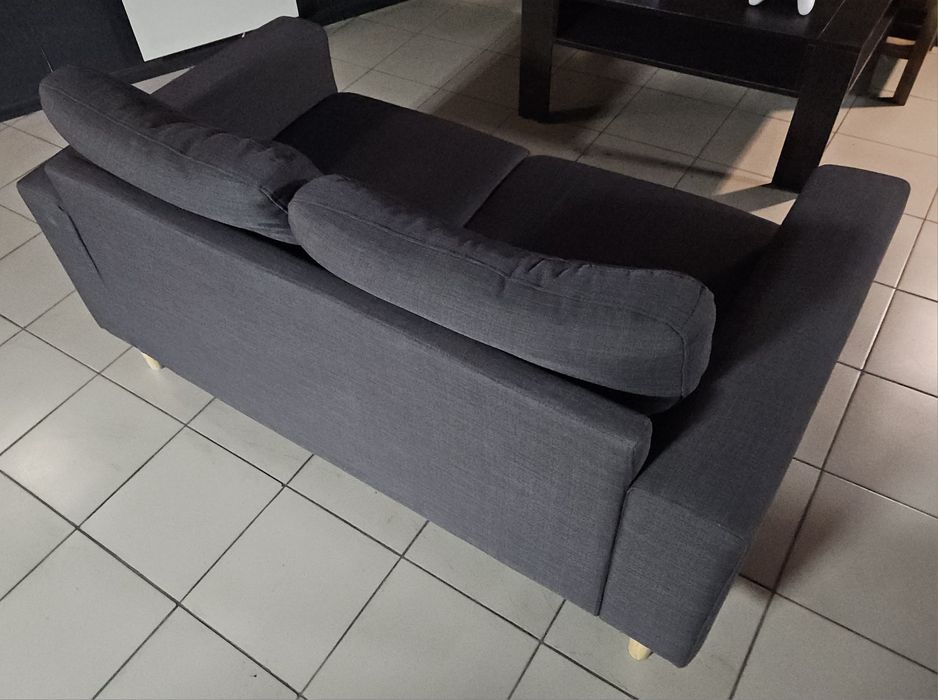 Диван JYSK EGENSE 2-місний т.сірий