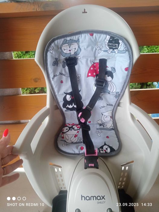 Fotelik rowerowy hamax siedzisko na rower