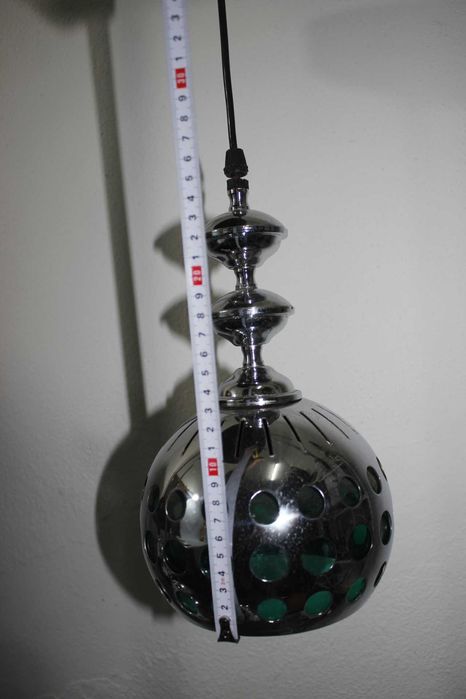 Antigo candeeiro - Space Age - Anos 60 / 70 - Cromado - Design