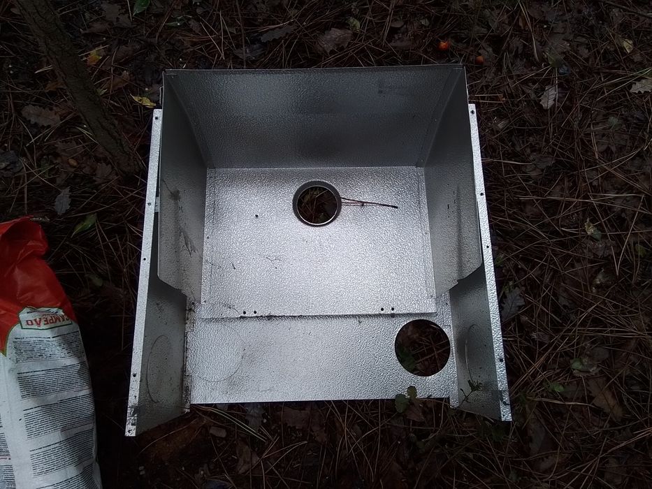 Aquecedor a gás para uma caravana.