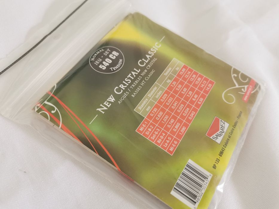 Conjunto de cordas de Nylon Savarez  para guitarra