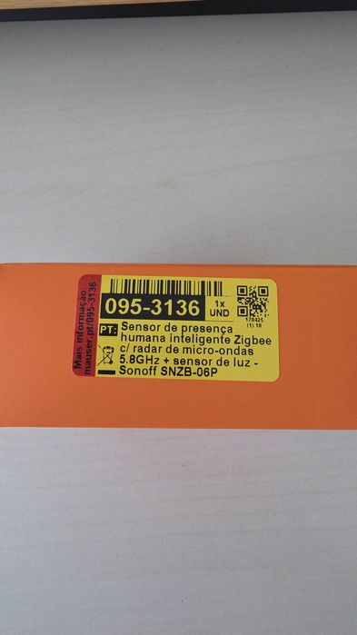 SONOFF Zigbee Sensor de presença humana SNZB-06P
