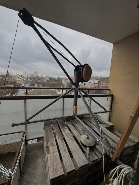 Підйомник тельфер таль лебідка вантажів будівельних матеріалів, поворот на 360 градусів 220/380