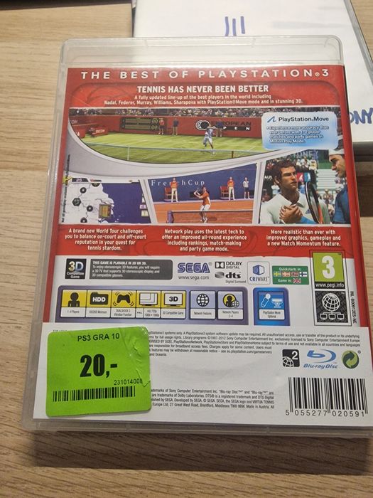 Virtua Tennis 4 - PS3 Essentials - PlayStation Move