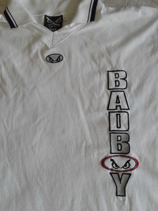 T-shirt/polo Bad Boy branca, original, nova