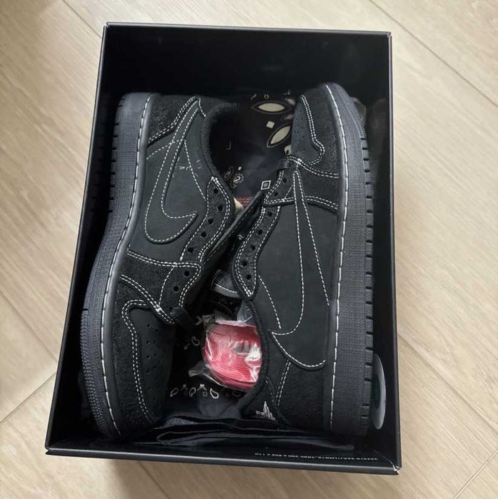 Jordan 1 Retro Low OG SP Travis Scott Black Phantom R.43