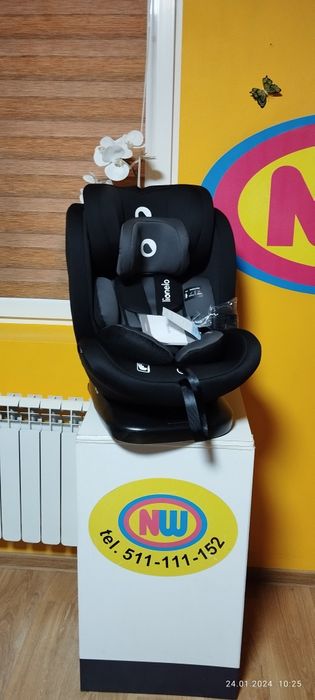 Lionello nowy fotelik samochodowy obrotowy Komis NW