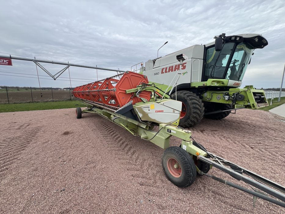 Claas Lexion 580 + Vario 9.1 m