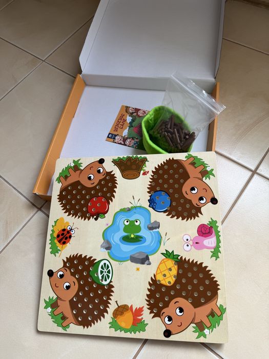 Логічна розвивальна Гра Hedgehog game 3+