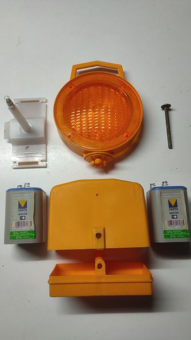 Luz de sinalização amarela