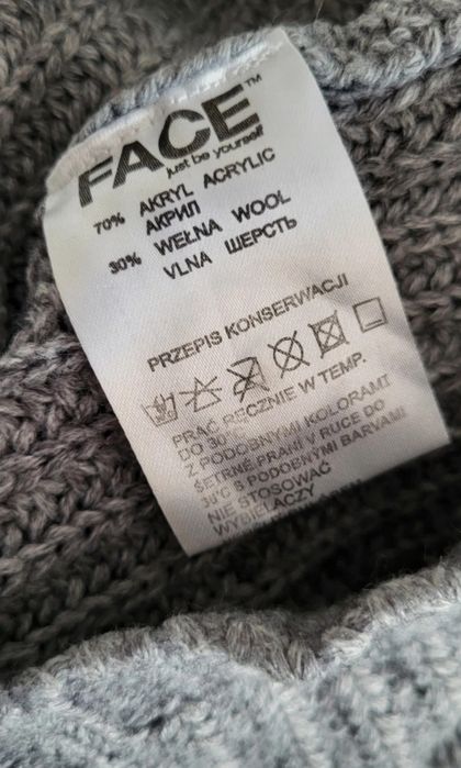 Sweter/tunika 30% wełna
