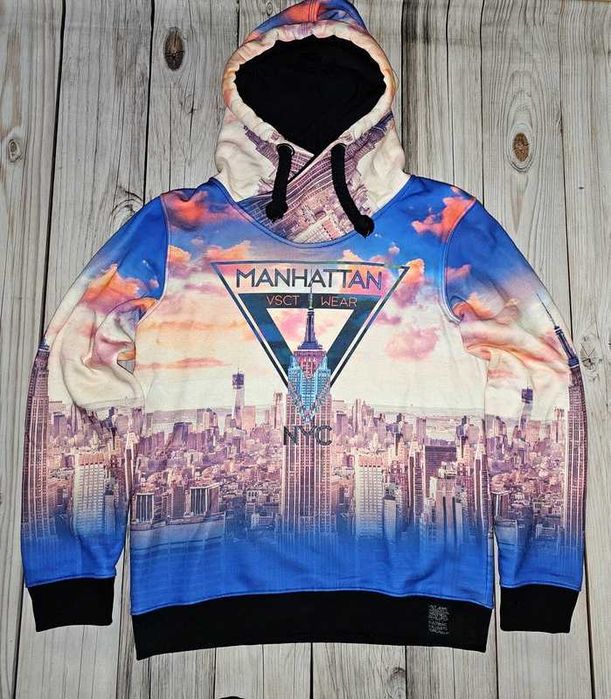 Bluza z kapturem 3D L manhattan