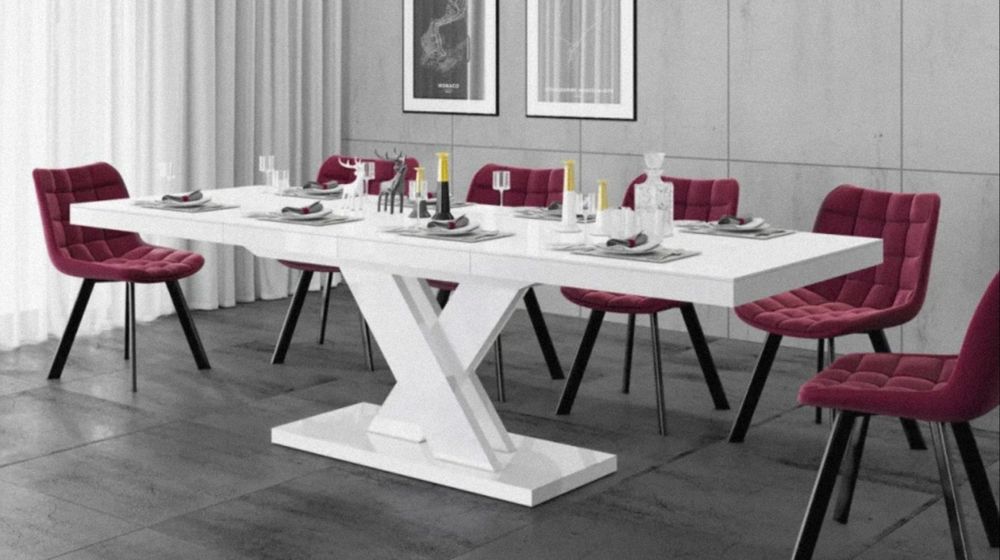 Stół Hubertus na wysoki połysk