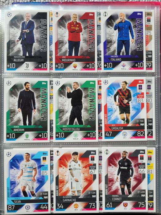 Lote de Cartas Match Attax Champions League