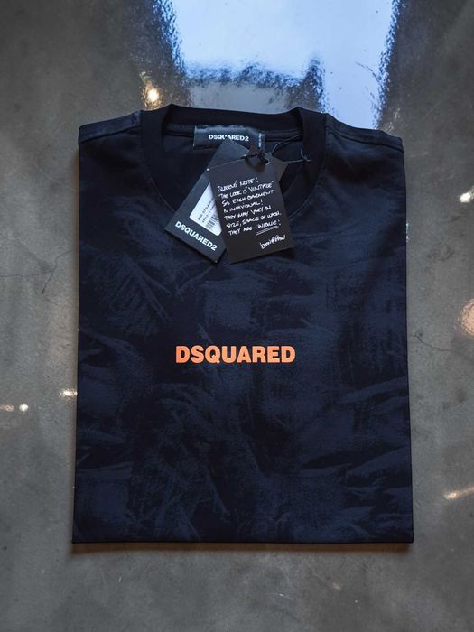 Dsquared2 T-shirt L XL 3XL Czarny Męski