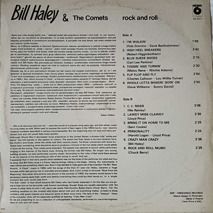 Płyta winylowa - Bill Haley & The Comets - Rock and roll