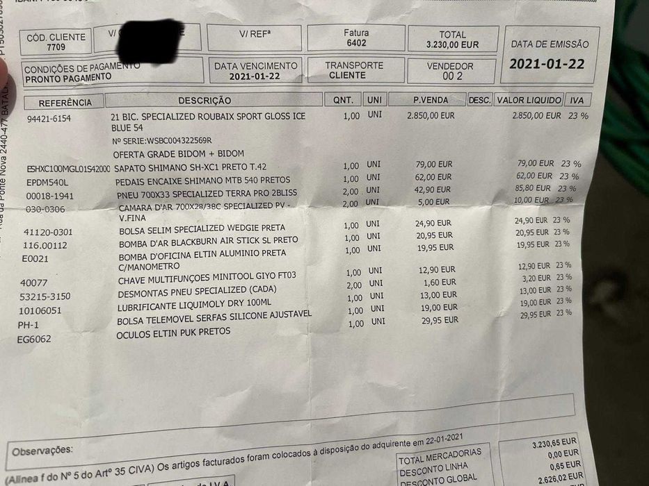 Bicicleta SPECIALIZED ROUBAIX SPORT 2021, em Carbono, tamanho 54