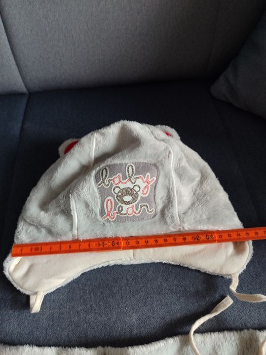 Czapeczka+ chusta Stan bdb