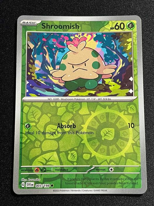 Carta Pokémon Shroomish 3/198 Scarlet & Violet