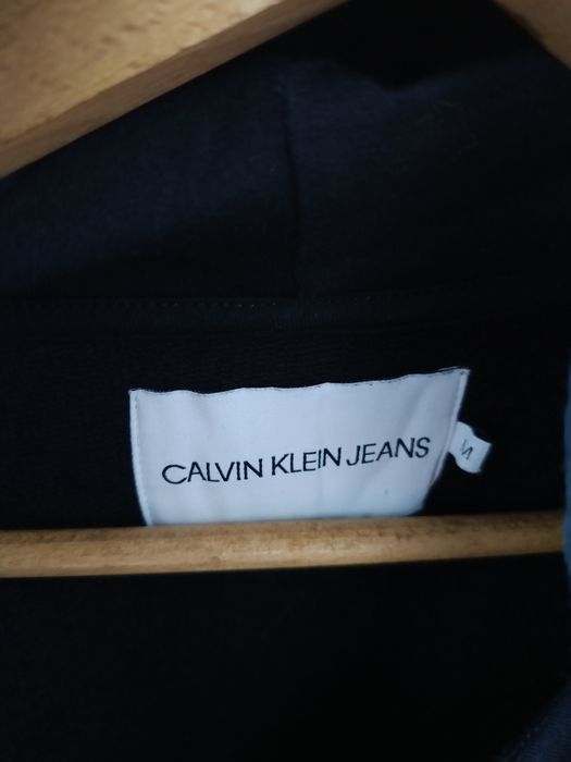 Bluza calvin Klein M czarna z kapturem