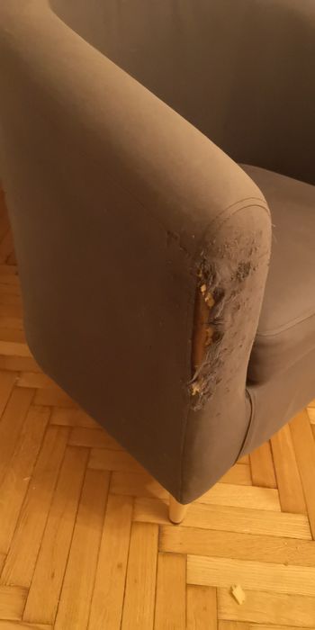 Fotele używane oraz stolik ikea oddam za darmo