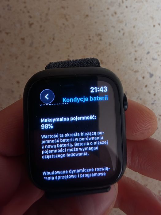Apple watch 44 mm SE 2 GEN  98 kondycja