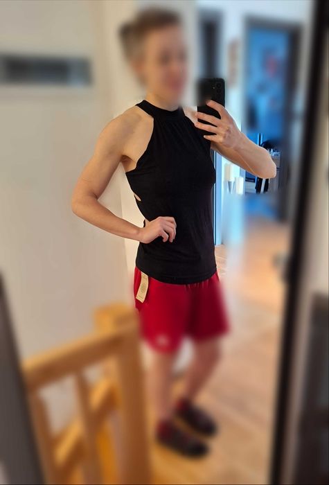 "Anaba" czarny top Toonzshop, z metką NOWY, L