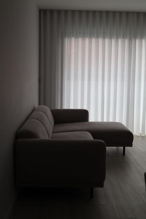 Sofá Chaise longue BRIXEN (AREA) - cor cinza