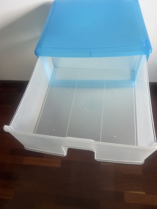 Móvel de Arrumação com 4 Gavetas,  Plástico Rígido