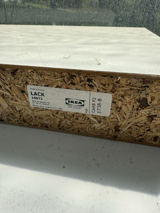 Półka Lack IKEA 2 szt biala blyszczaca