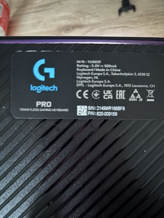 Klawiatura Logitech GPRO Clicky TKL